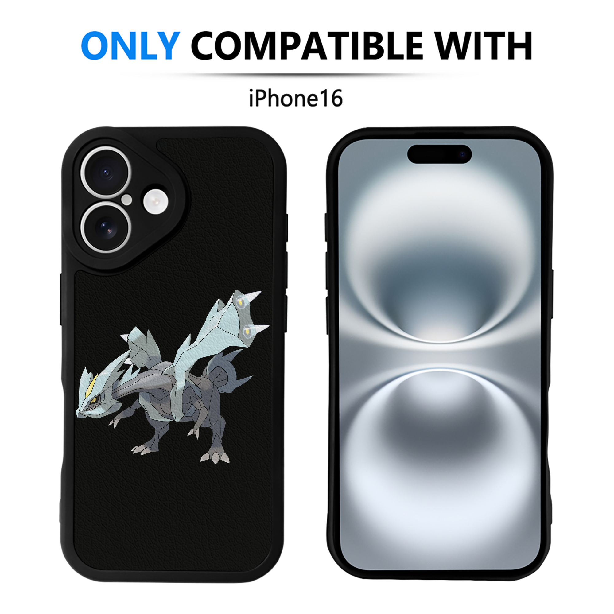（画像用） ポケットモンスター Pokémon 【iPhone 16シリーズ対応】シリコンスマホケース（レザー調） 材質：シリコン